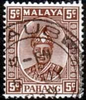 Pahang 1935 Sultan Sir Abu Bakar SG 33 Fine Used
