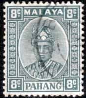 Pahang 1935 Sultan Sir Abu Bakar SG 35 Fine Used