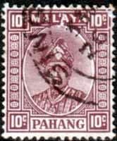 Pahang 1935 Sultan Sir Abu Bakar SG 37 Fine Used