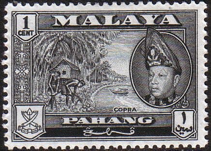 Pahang 1957 SG 75 Copra Fine Mint