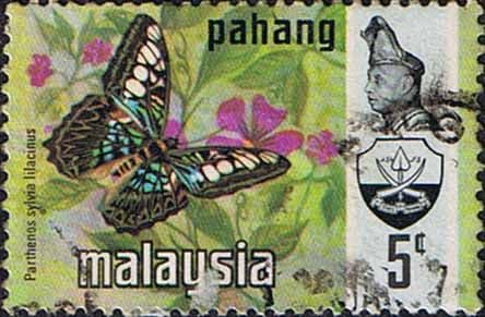 Pahang 1971 Butterflies SG 98 Fine Used
