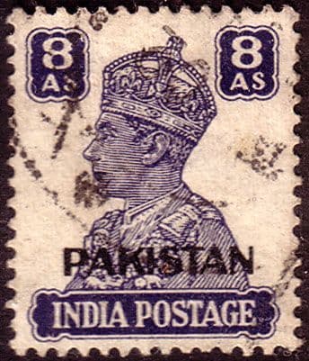 Pakistan 1947 SG 11 India Overprints Fine Used