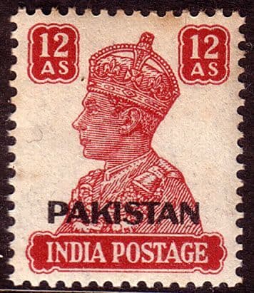 Pakistan 1947 SG 12 India Overprints Fine Mint