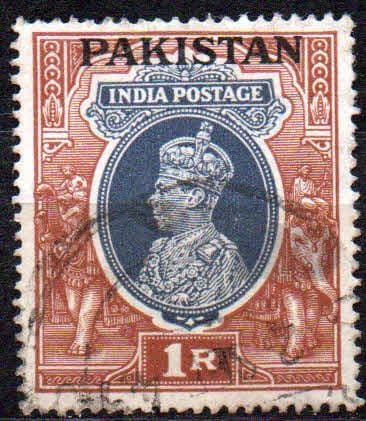 Pakistan 1947 SG 14 India Overprints Fine Used