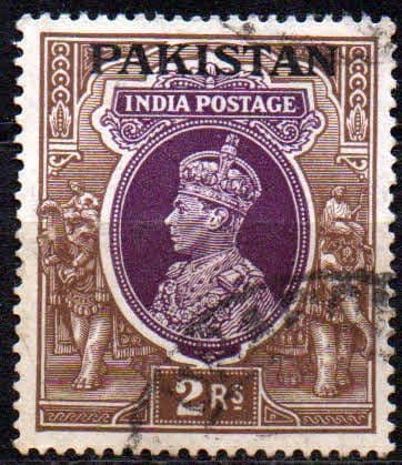 Pakistan 1947 SG 15 India Overprints Fine Used