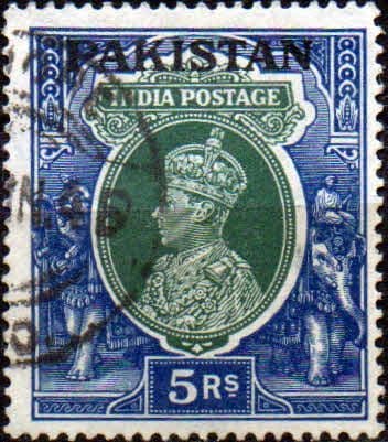 Pakistan 1947 SG 16 India Overprints Fine Used
