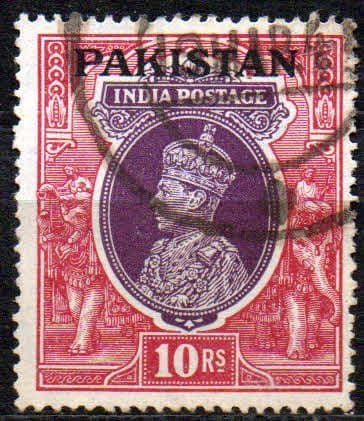 Pakistan 1947 SG 17 India Overprints Fine Used