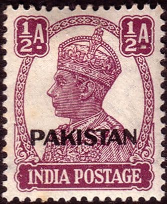 Pakistan 1947 SG 2 India Overprints Fine Mint