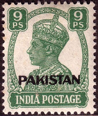Pakistan 1947 SG 3 India Overprints Fine Mint