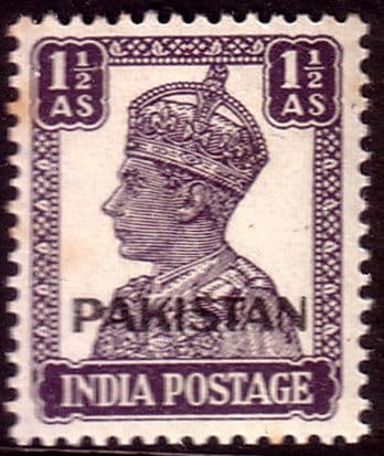 Pakistan 1947 SG 5 India Overprints Fine Mint