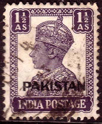 Pakistan 1947 SG 5 India Overprints Fine Used
