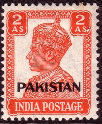 Pakistan 1947 SG 6 India Overprints Fine Mint