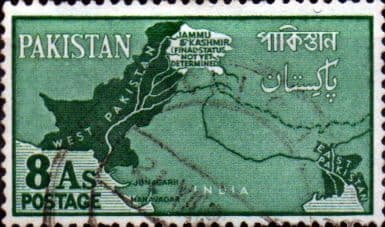 Pakistan 1960 Map SG 110 Fine Used