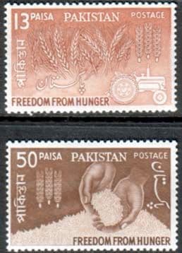 Pakistan 1963 Freedom From Hunger Fine Mint