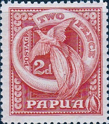 Papua 1932 Bird of Paradise SG 133 Fine Mint