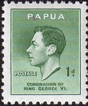 Papua 1937 King George VI Coronation SG 154 Fine Mint