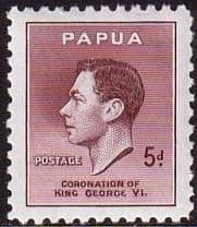 Papua 1937 King George VI Coronation SG 157 Fine Mint