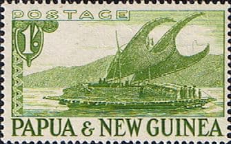 Papua New Guinea 1952 SG 10 Lakatoi Boat Fine Mint