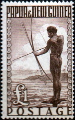Papua New Guinea 1952 SG 15 Papuan Shooting Fish Fine Mint