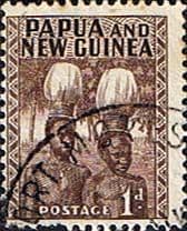 Papua New Guinea 1952 SG 2 Buka Head Dress Fine Used