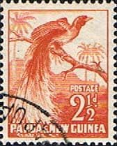 Papua New Guinea 1952 SG 4 Bird of Paradise Fine Used