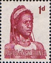 Papua New Guinea 1961 Female Goroka SG 28 Fine Mint