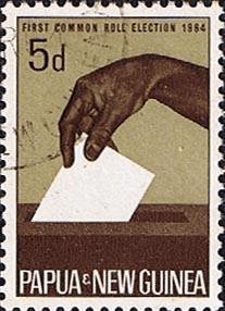 Papua New Guinea 1964 Common Roll Elections SG 55 Fine Used