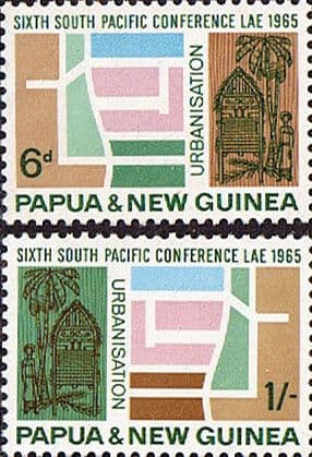 Papua New Guinea 1965 South Pacific Conference Set Fine Mint