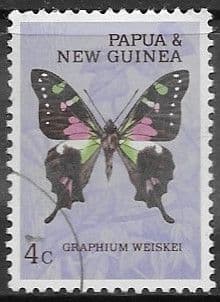 Papua New Guinea 1966 Butterflies SG 84 Fine Used