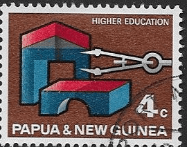 Papua New Guinea 1967 Higher Education SG 106 Fine Used