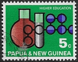 Papua New Guinea 1967 Higher Education SG 107 Fine Used