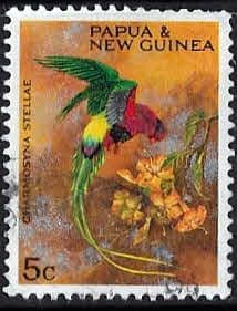 Papua New Guinea 1967 Papuan Lory SG 121 Fine Used