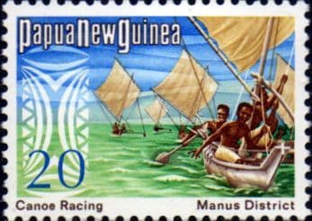 Papua New Guinea 1973 Canoe-racing, Manus SG 251 Fine Mint