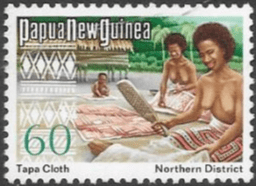 Papua New Guinea 1973 Tapa Cloth Making SG 257 Fine Mint