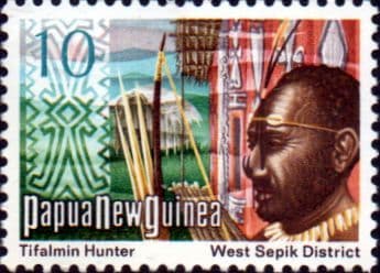 Papua New Guinea 1973 Tifalmin Hunter SG 248 Fine Mint