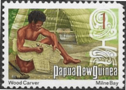 Papua New Guinea 1973 Wood Carver SG 241 Fine Mint