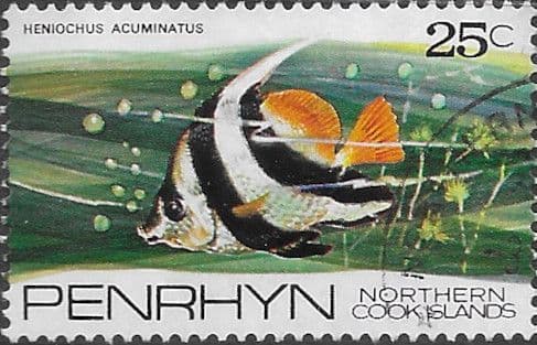 Penrhyn Island 1974 Fish SG65 Fine Used