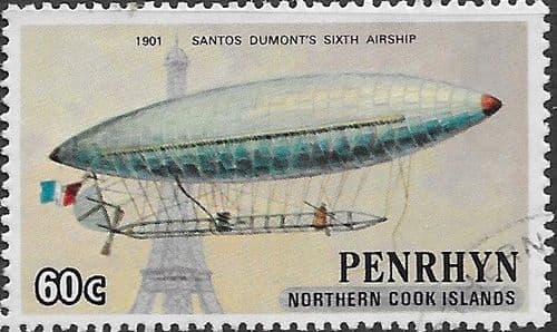 Penrhyn Island 1983 Bicentenary of Manned Flight SG322A Fine Used