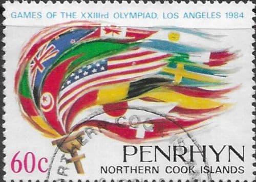 Penrhyn Island 1984 Olympic Games SG  357 Fine Used