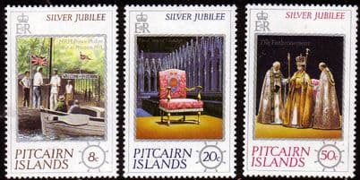 Pitcairn Island 1977 Royal Silver Jubilee Set Fine Mint