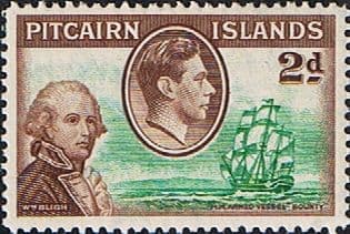 Pitcairn Islands 1940 Bligh and HMS Bounty SG 4 Fine Mint