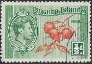 Pitcairn Islands 1940 Fruit SG 1 Fine Used