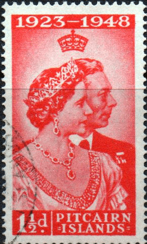 Pitcairn Islands 1948 King George VI Royal Silver Wedding SG 11 Fine Used