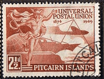 Pitcairn Islands 1949 Universal Postal Union SG 13 Fine Used