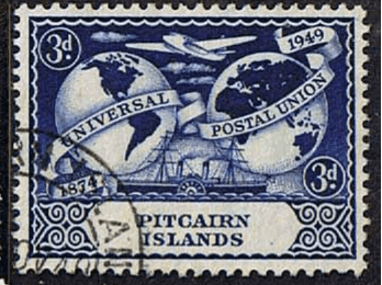 Pitcairn Islands 1949 Universal Postal Union SG 14 Fine Used