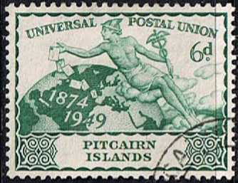 Pitcairn Islands 1949 Universal Postal Union SG 15 Fine Used