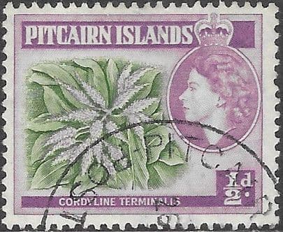 Pitcairn Islands 1957 SG 18 Plant Fine Used