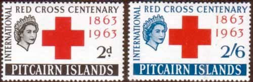 Pitcairn Islands 1963 Red Cross Centenary Set Fine Mint