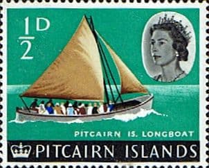 Pitcairn Islands 1964 SG 36 Longboat Fine Mint