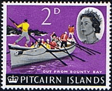 Pitcairn Islands 1964 SG 38 Out From Bounty Bay Fine Mint